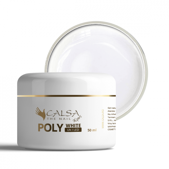 Polygel Alb Calsa, 50 ml
