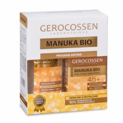 Pachet Cadou Manuka Bio - Crema antirid riduri formate 45+ si Apa micelara, Gerocossen